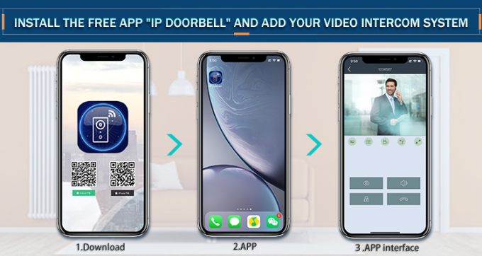 IP WiFi Video Door Phone Intercom System with Mobile APP Work with ...