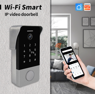 TCP/IP WiFi Home Security Metal Video Doorbell IP Doorbell Support Smartphone Remote Unlock Control supplier