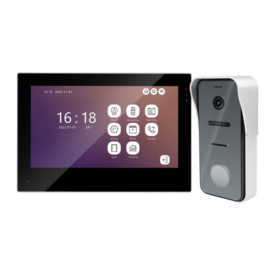 2-Wire IP/WiFi 7&quot; HD Touch Screen Video Intercom Door Phone with Unlock/Monitor/Record supplier