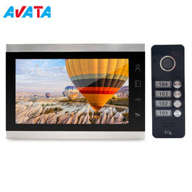 Metal Case 10 Inch Video Door Phone Intercom with Picture Memory for Apartment supplier