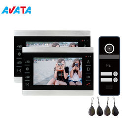 7 Inch IP Video Door Phone Doorbell Intercom Entry System with 2 Monitor 1 IR Camera Audio Door Phone supplier
