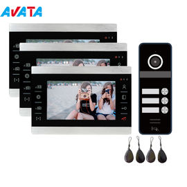 3 Buttons Home Security Intercom System Video Door Phone Doorbell supplier