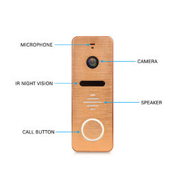 4 Wire 7inch Video Door Phone Intercom System Domofon with Motion Detection supplier