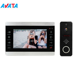 Metal Case Touch Button 7inch Video Door Phone Intercom with Picture Memory supplier