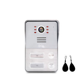 Multi Apartment Video Interphone with Fisheye Camera 160 Degree for 2 Users Video Intercom supplier
