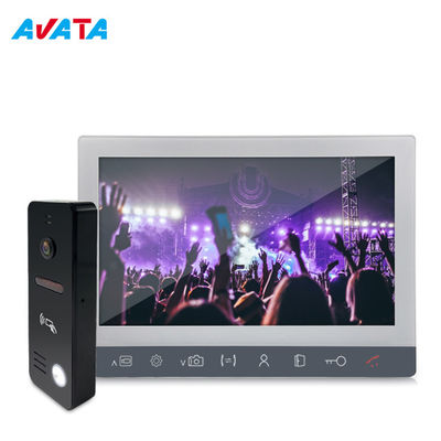 Promotion Multi-Language OSD Menu Silver 2 Wire Video Intercom for Villa House supplier