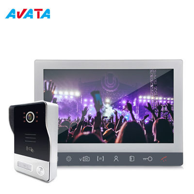 2 Wire villa Video Door Phone Remote Intercom With UI menu and  motion detection supplier
