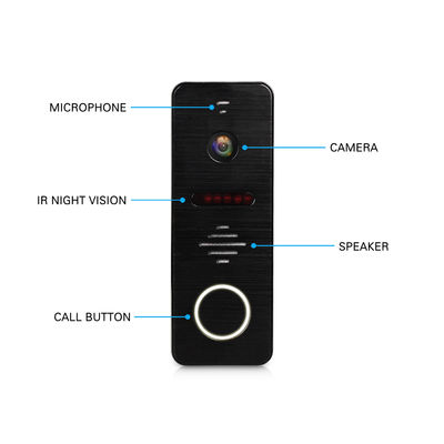 2wire video intercom system doorbell video door phone for home security supplier