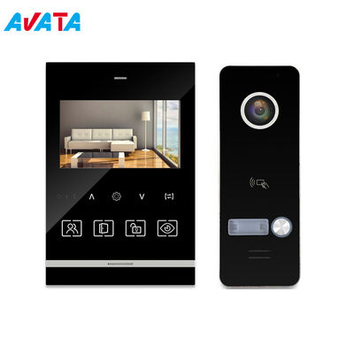 DIY Easy Operate 2 Call Panel 1 Indoor Monitor Video Monitor System Doorbell 4 Wired Intercom supplier