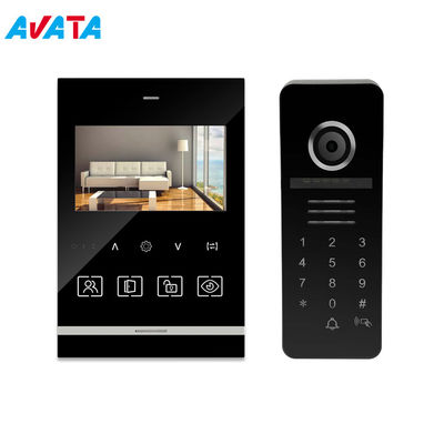 Interphone Video Door Phone Doorbell Home Security Intercom System Video Recorder with 4.3 Inch supplier