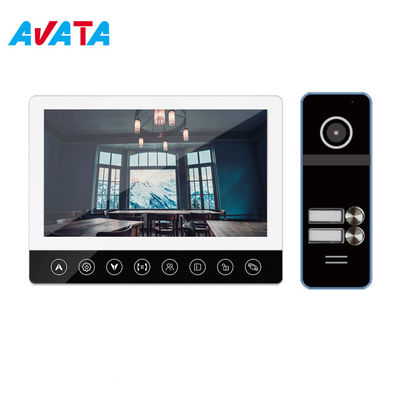 Custom IP65 Waterproof 7 Inch TFT Screen Motion Detection Wired Video Doorbell Intercom supplier