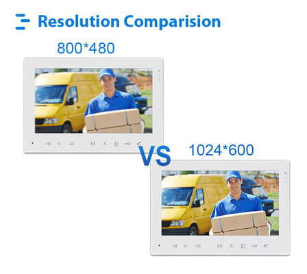Video Interphone 4 Wires Home Security 7 Inch Video Doorphone Intercom system supplier