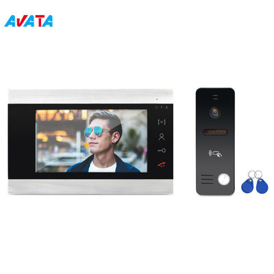 Visual Intercom Video Door Phone 7 inch Wired Monitor IR Night Vision Doorbell Camera with Memory Video Interccom supplier
