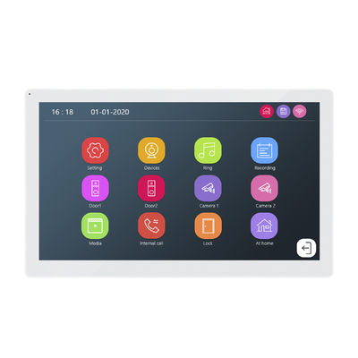 Wifi Color Door video intercom wireless video phone intercom door entry camera system with 10 Inch Monitor supplier