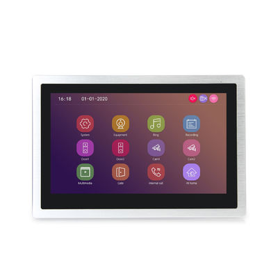 Touch Screen HD 10 Inches Interphone Home Security front Door video Intercom Video Doorbell wireless video door intercom supplier