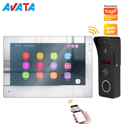 WiFi Intercom Doorbell Tuya wireless door intercom with camera with Motion Detection Night Vision Remote Unlock supplier