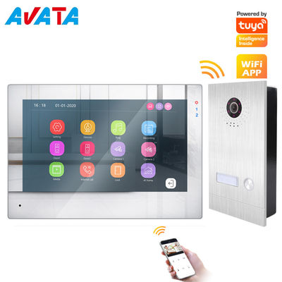Mobile Phone Tuya APP Remote Control System Apartment Video Intercom Video Doorbell two way intercom supplier