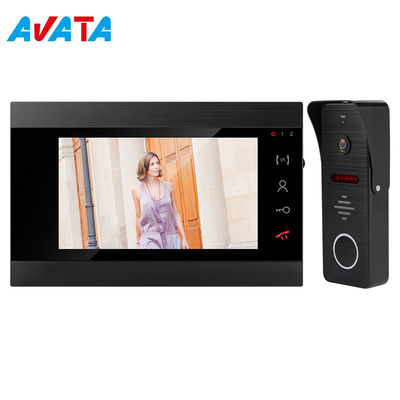 4wire villa video door phone video domofony with wide angle camera waterproof raincover and motion detection fucntion supplier