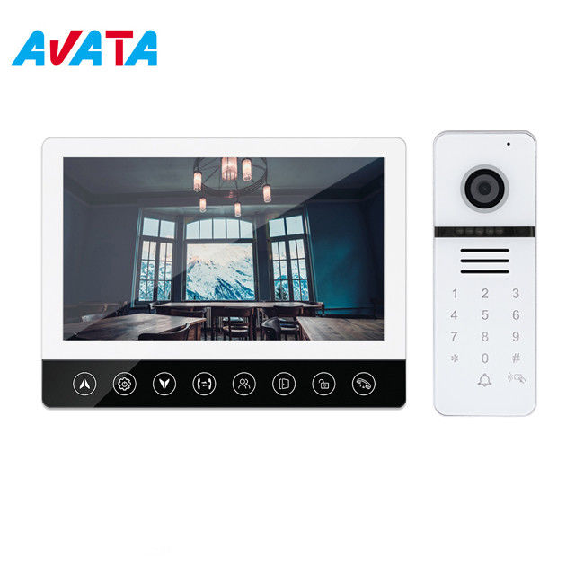 7 Inch 4 Wire Villa Video Intercom Doorbell Camera Video Door Phone Work with ID IC Card Unlock supplier