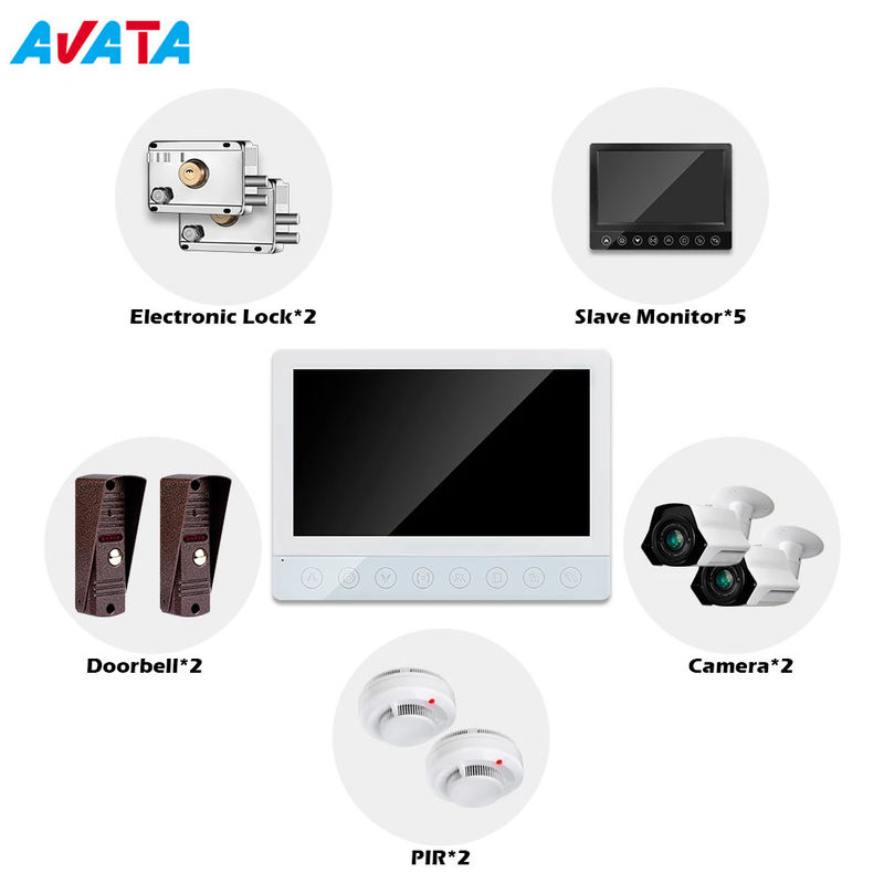 Most Powerful Video Door Phone Intercom System Support to Connect with CCTV Camera PIR Sensor Locks supplier