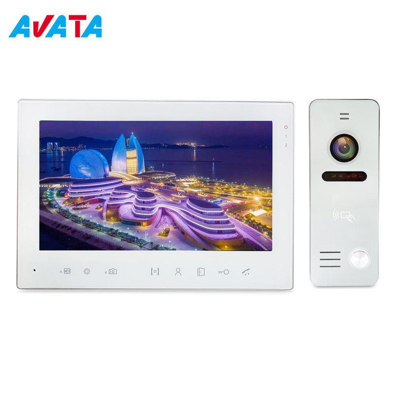Video Interphone 4 Wires Home Security 7 Inch Video Doorphone Intercom system supplier