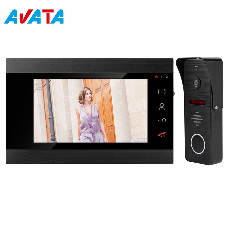 4wire villa video door phone video domofony with wide angle camera waterproof raincover and motion detection fucntion supplier